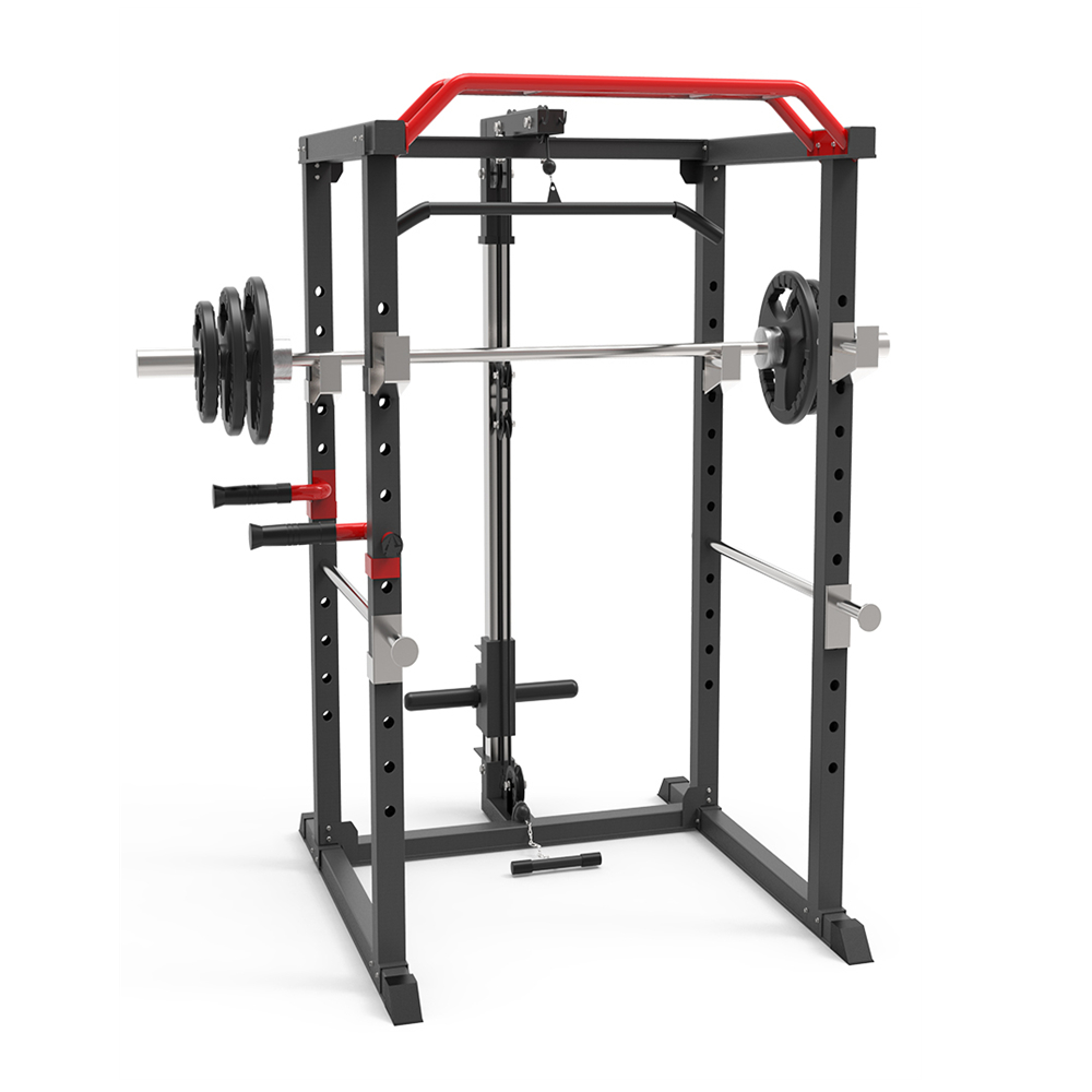 Power Rack Black Gold Mats Professional Gym Mats for the Home